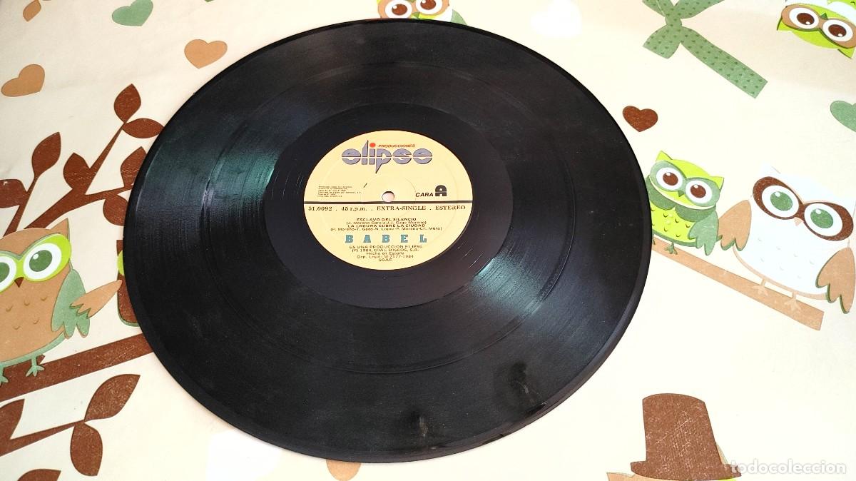 Discos de vinilo: BABEL-MAXI ESCLAVO DEL SILENCIO-CONT.MARCAS-ESCUCHADO Y BIEN