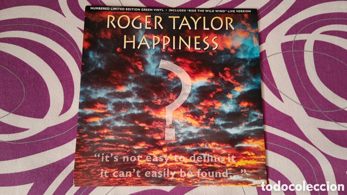 Discos de vinilo: Roger Taylor &ndash; Happiness 7&rdquo; NUMERADO