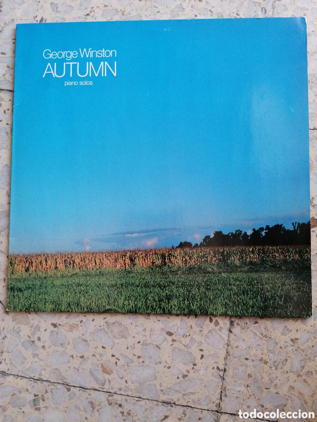 Disques de vinyle: LP GEORGE WINSTON AUTUMN PIANO SOLOS 1982 GERMANY