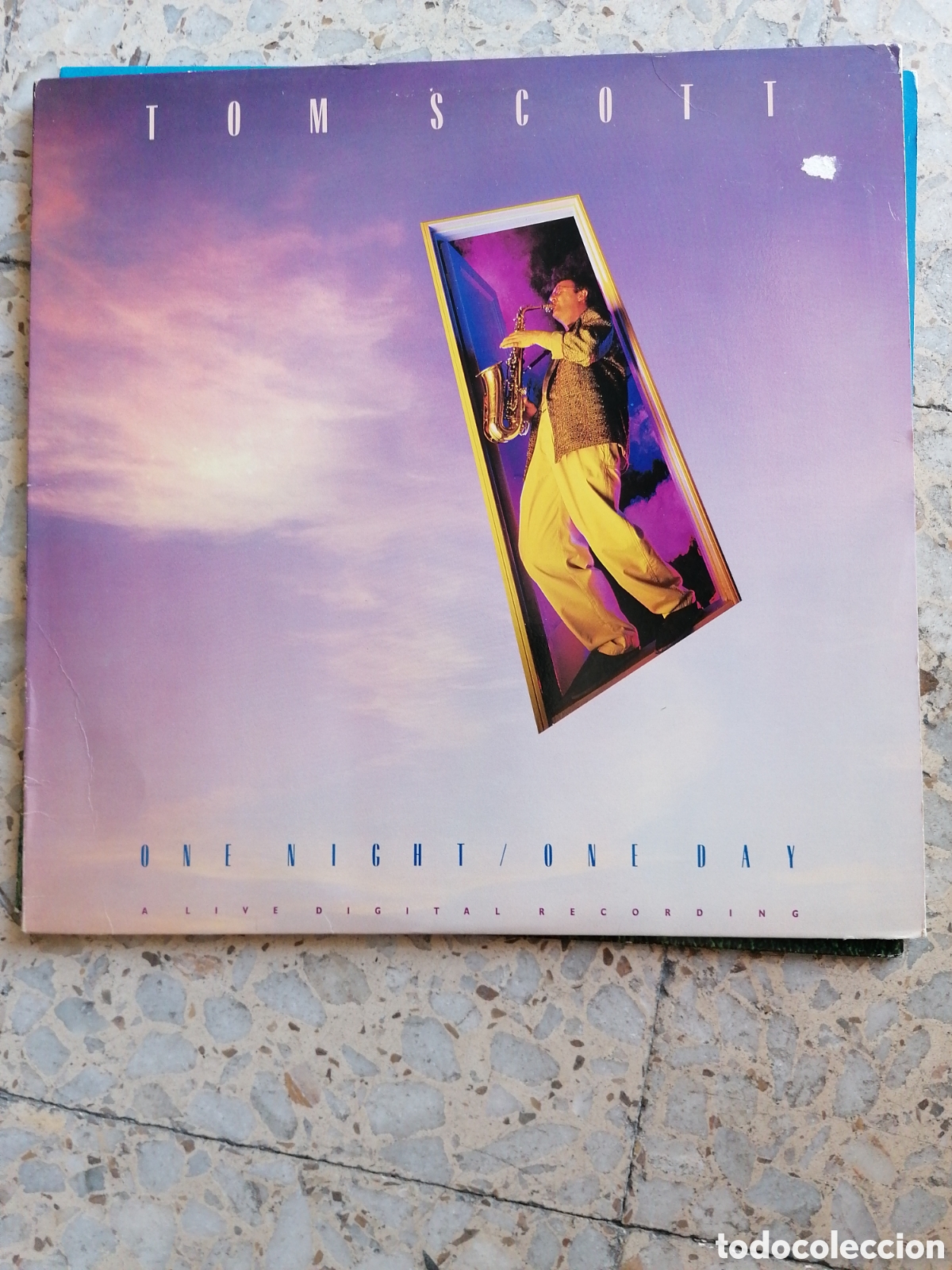 Disques de vinyle: LP TOM SCOTT ONE NIGHT ONE DAY 1986 USA