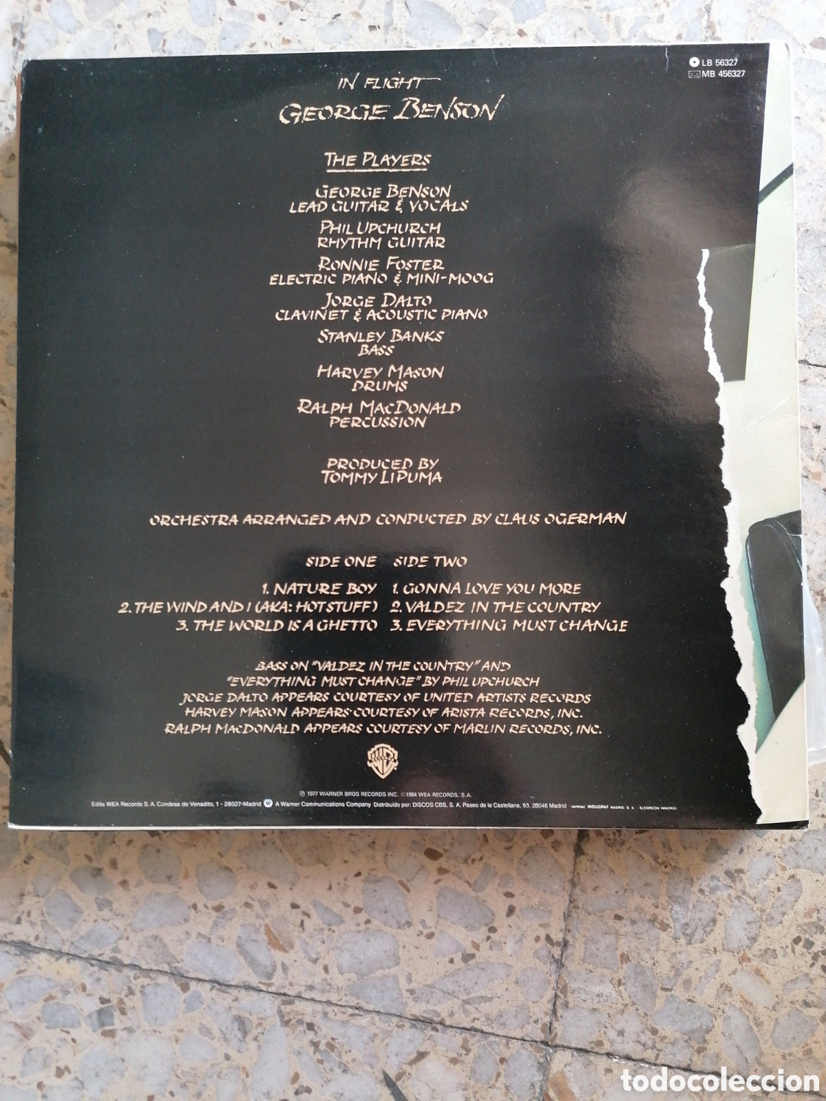 Discos de vinilo: LP GEORGE BENSON IN FLIGHT 1984 ESPA&Ntilde;A - Foto 2