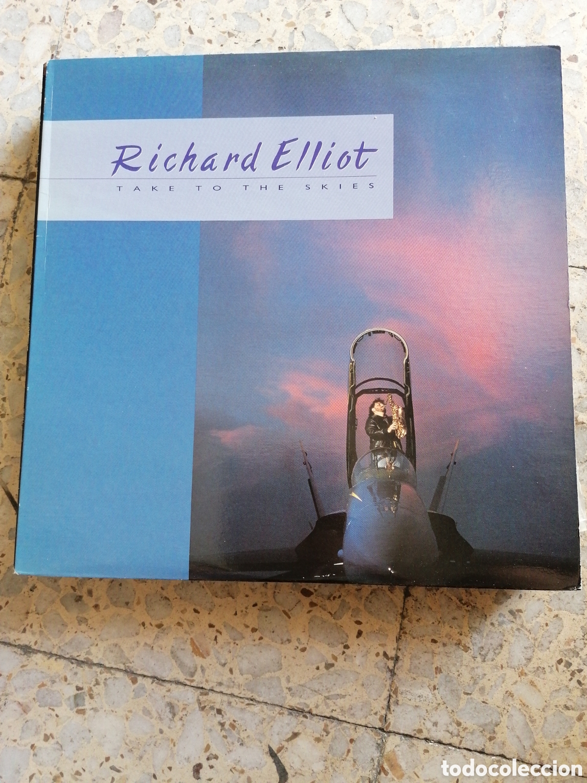 Discos de vinilo: LP RICHARD ELLIOT TAKE TO THE SKIES 1989 USA
