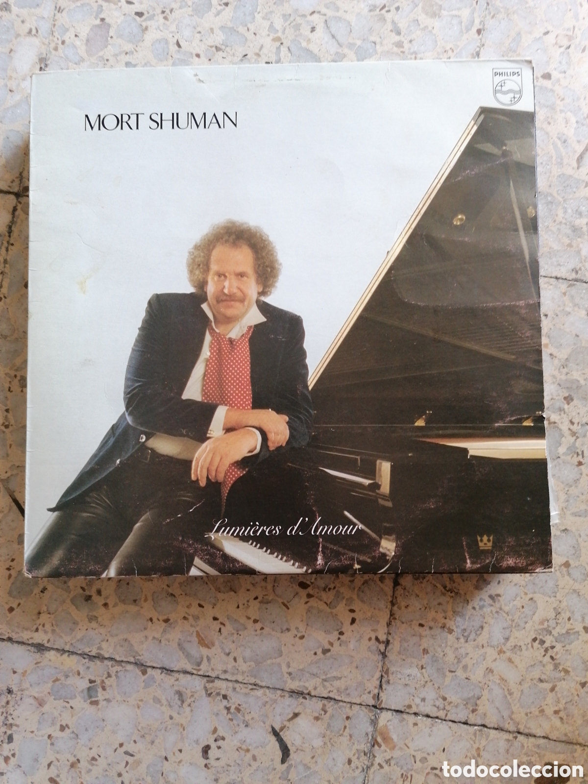 Discos de vinilo: LP MORT SHUMAN LUMIERES 1982 FRANCIA INSERT