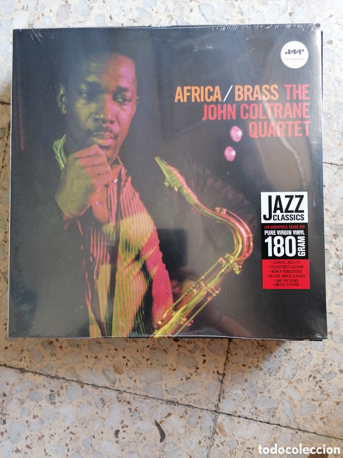 Discos de vinilo: LP JOHN COLTRANE QUARTET AFRICA BRASS 2012 NUEVO PRECINTADO