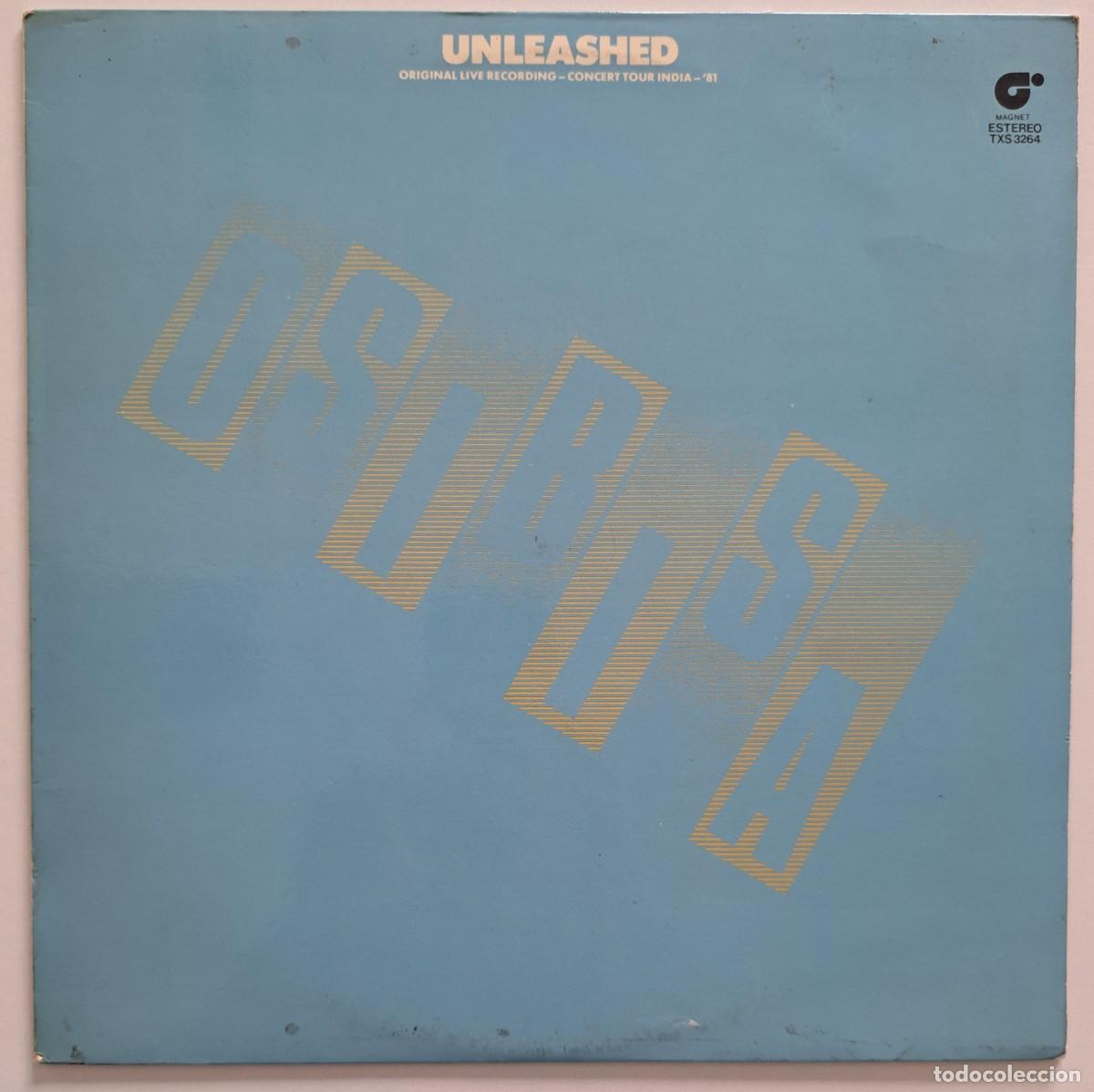 Vinyl records: OSIBISA - UNLEASHED (ORIGINAL LIVE RECORDING-CONCERT TOUR INDIA '81) - Magnet &ndash; TXS - SPAIN 1982