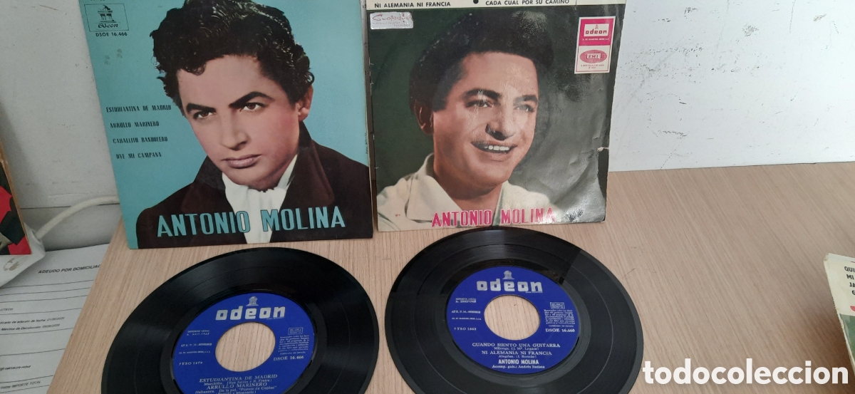Vinyl records: DOS DISCOS de Antonio Molina