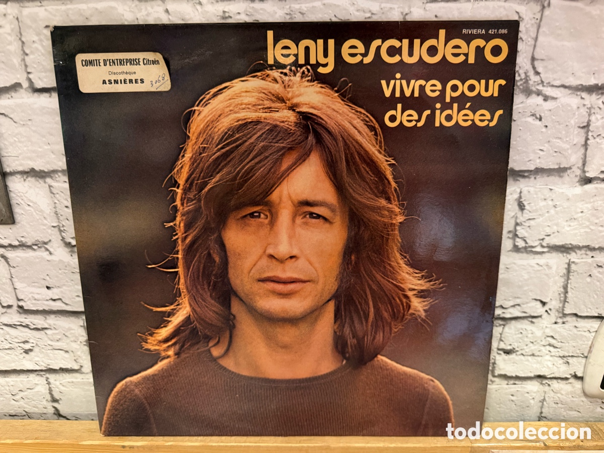 Discos de vinilo: Leny escudero - vivre pour des idees. Lp vinilo francia