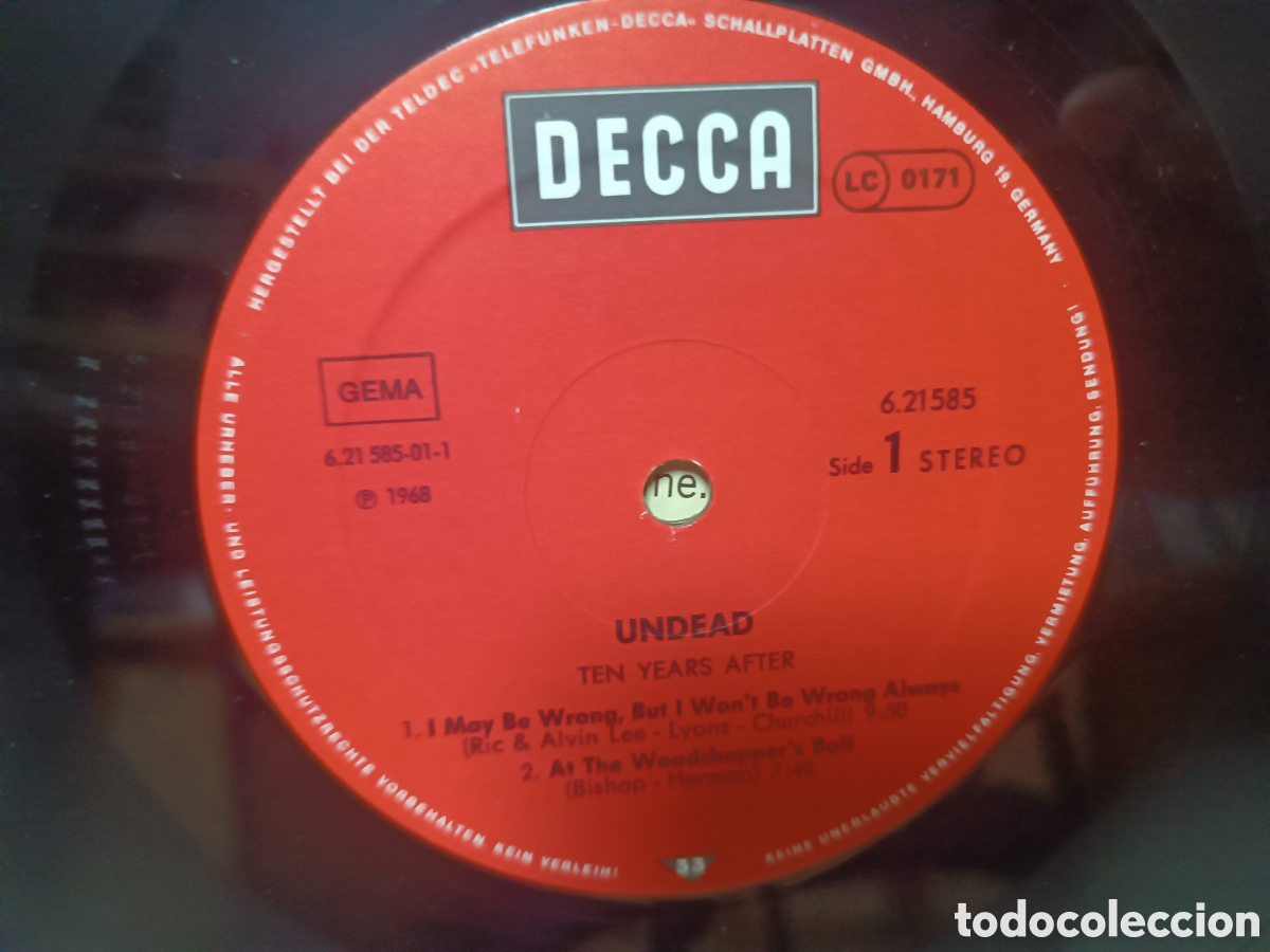 Discos de vinilo: Ten Years After Undead - Foto 3