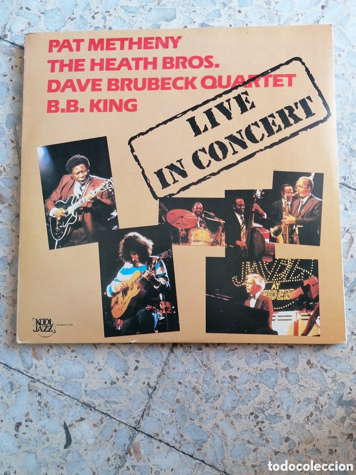 Discos de vinilo: LP PAT METHENY THE HEAT BROS DABE BRUBECK B.B KING LIVE IN CONCERT 1985 ESPA&Ntilde;A