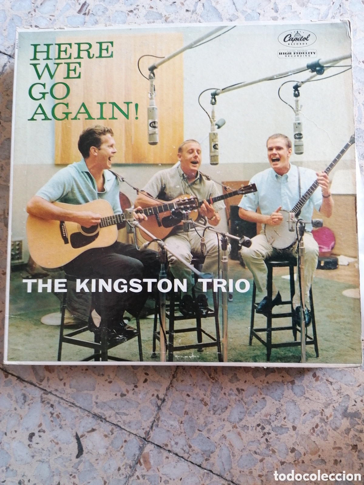 Discos de vinil: LP THE KINGSTON TRIO HERE WE GO AGAIN 1959 USA