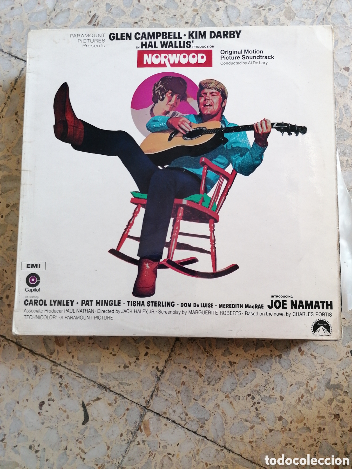 Discos de vinil: LP GLEN CAMPBELL NORWOOD 1970 UK