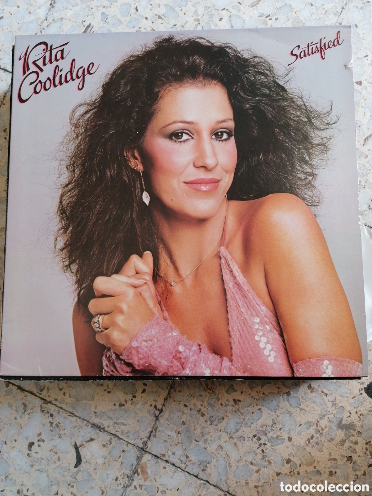 Discos de vinil: LP RITA COOLIDGE SATISFIED 1979 USA INSERT
