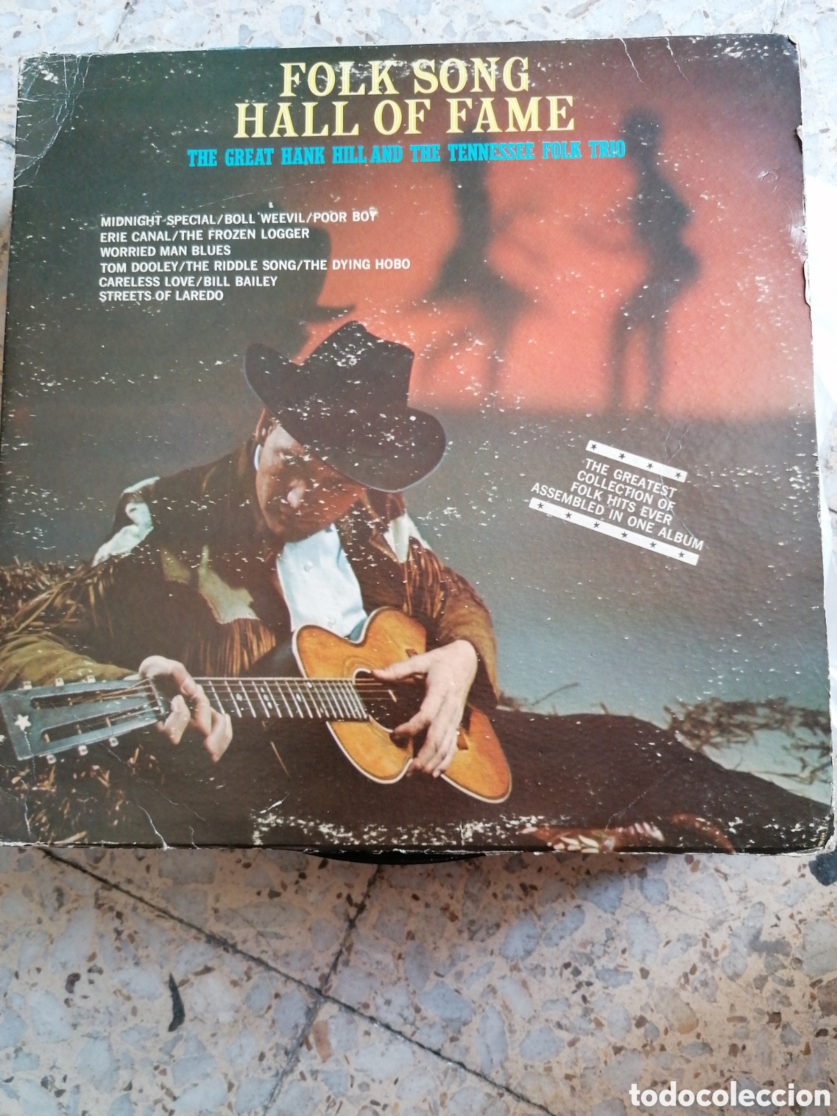 Discos de vinil: LP FOLK SONG HALL OF FAME HANK HILL THE TENNESSEE FOLK TRIO 1960 USA