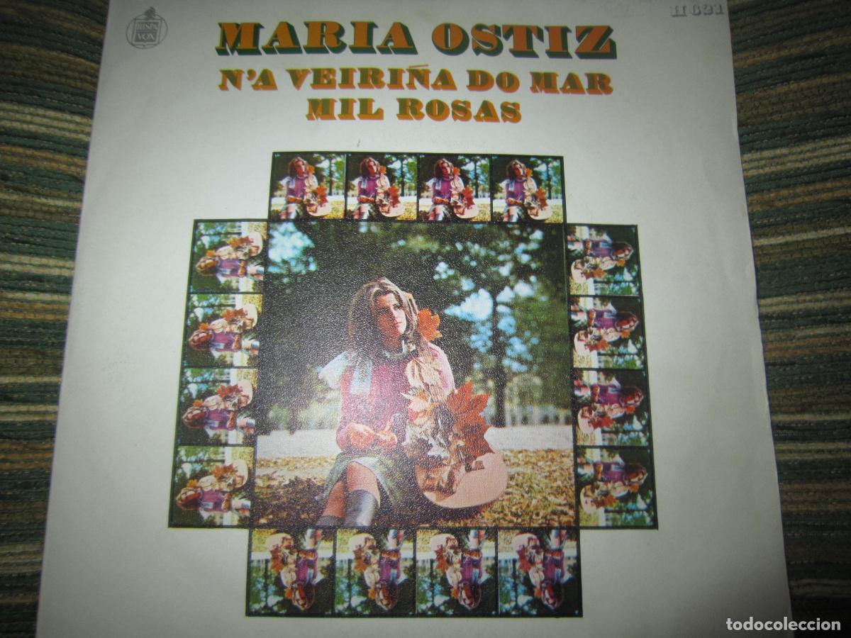 Discos de vinilo: MARIA OSTIZ - N'A VEIRI&Ntilde;A DO MAR / MIL ROSAS SINGLE ORIGINAL ESPA&Ntilde;OL - HISPAVOX 1970 - MUY NUEVO (5)