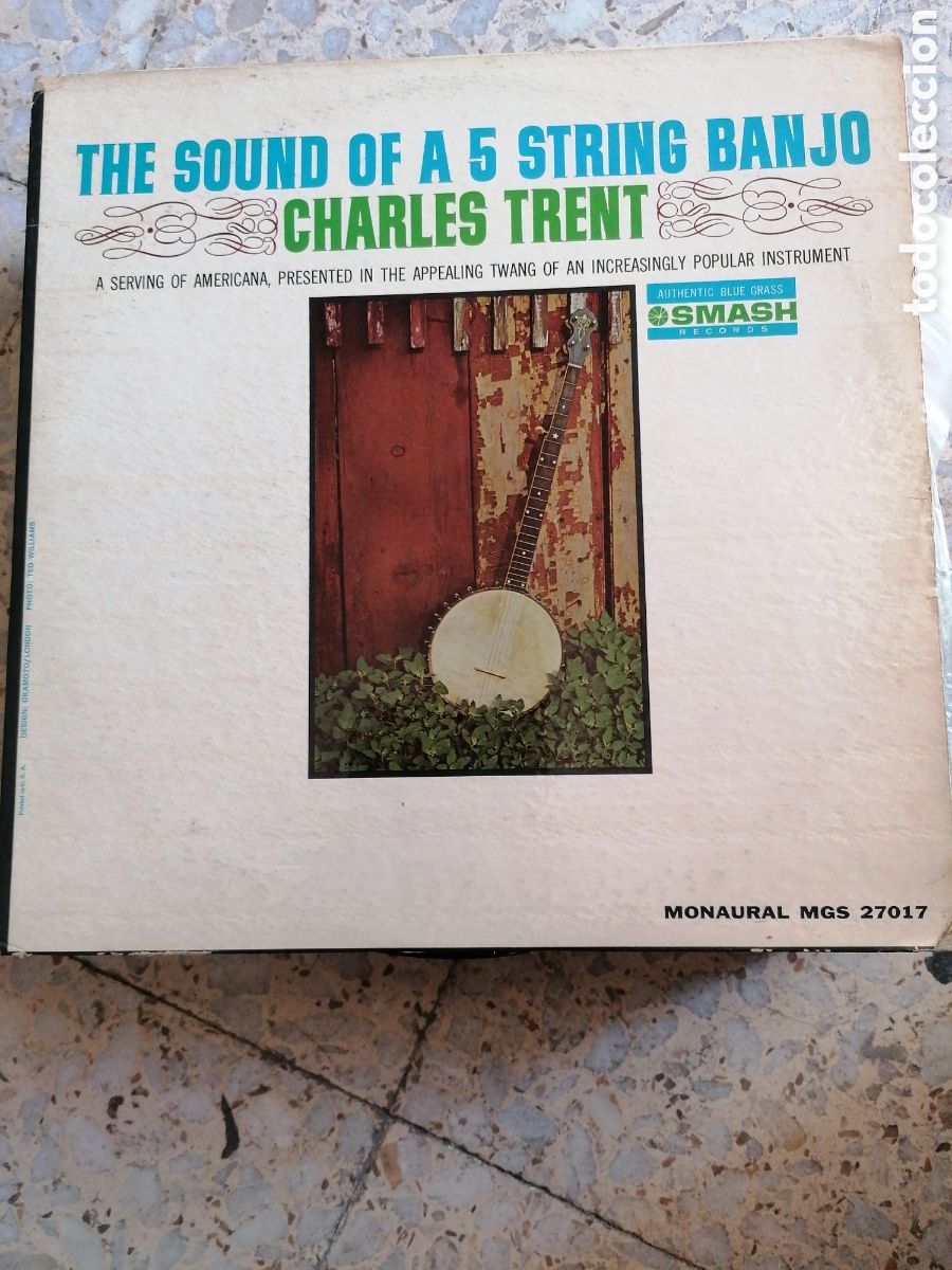 Discos de vinil: LP CHARLES TRENT THE SOUND OF A 5 STRING BANJO 1962 USA