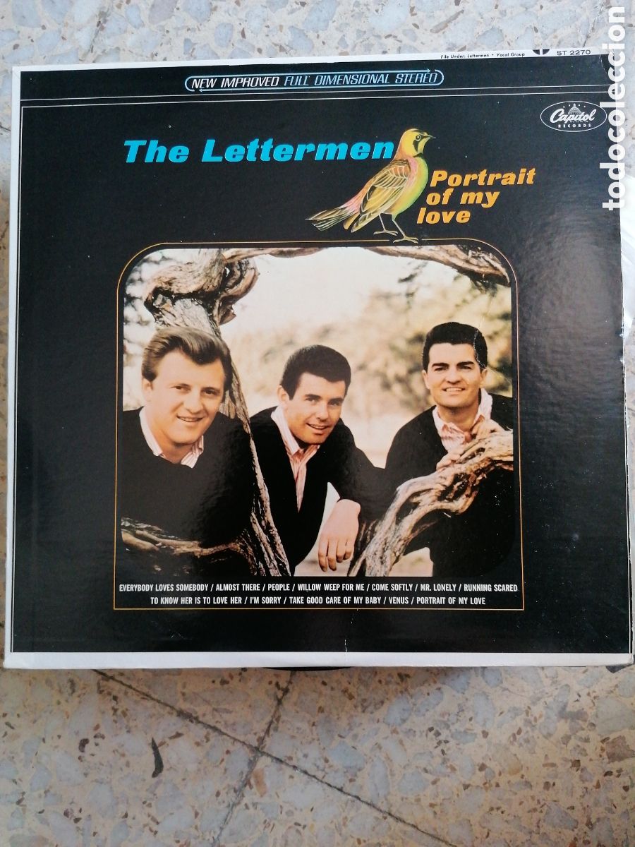 Discos de vinilo: LP THE LETTERMEN PORTRAIT OF MY LOVE 1965 USA