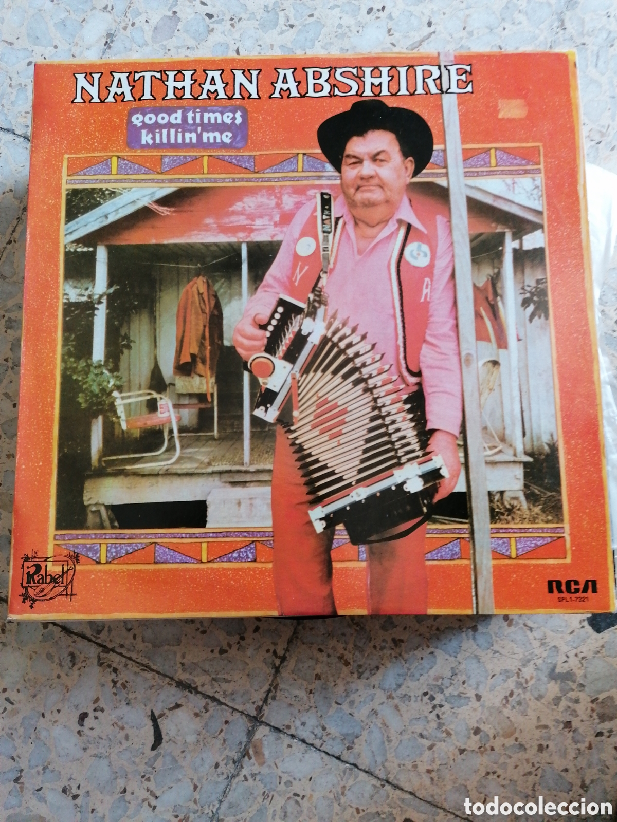 Vinyl records: LP NATHAN ABSHIRE GOOD TIMES KILLIN ME 1982 ESPA&Ntilde;A