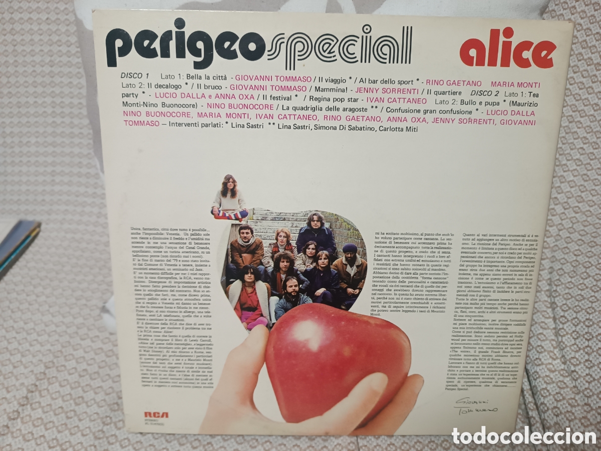 Discos de vinilo: Perigeo special Alice - Foto 2