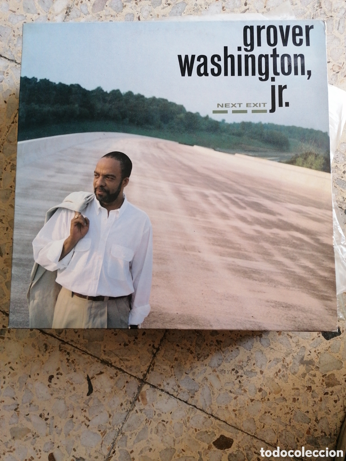 Discos de vinilo: LP GROVER WASHINGTON JR NEXT EXIT 1992 ESPA&Ntilde;A - Foto 1