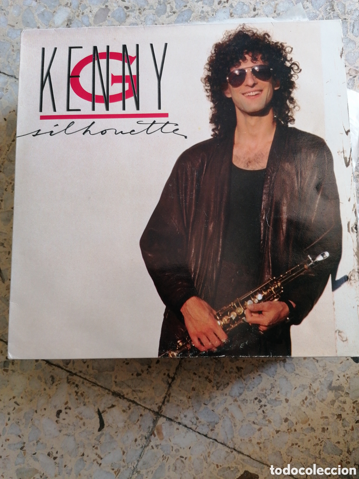 Discos de vinilo: LP KENNY G SILHOUETTE 1988 ESPA&Ntilde;A INSERT - Foto 1