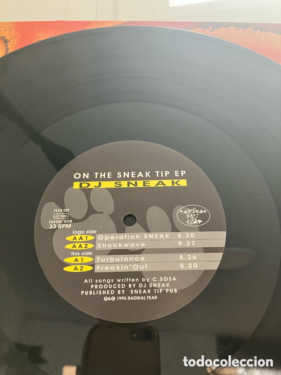 Discos de vinilo: Dj Sneak - On The Sneak A Tip - Foto 5