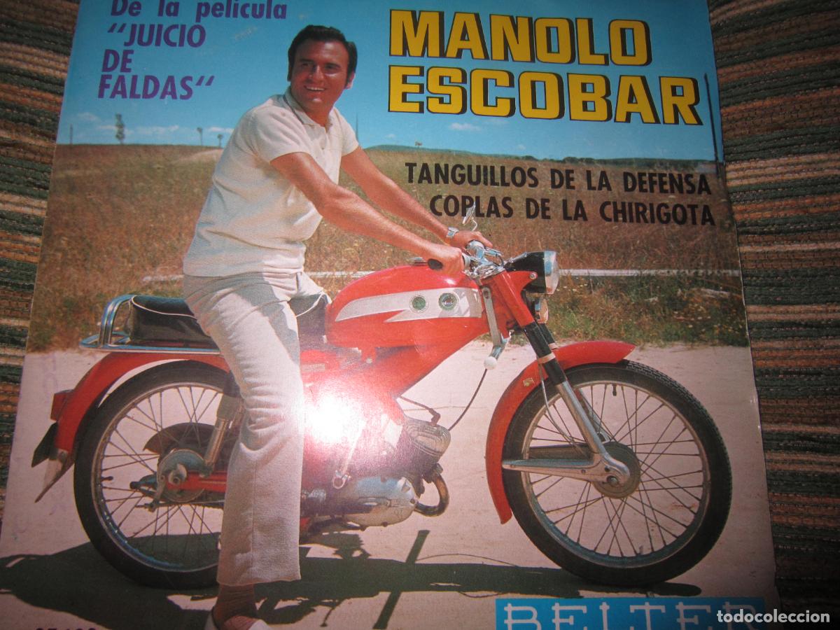 Discos de vinilo: MANOLO ESCOBAR TANGUILLOS DE LA DEFENSA B.S.O. SINGLE - ORIGINAL ESPA&Ntilde;OL - BELTER 1969 - MUY NUEVO (