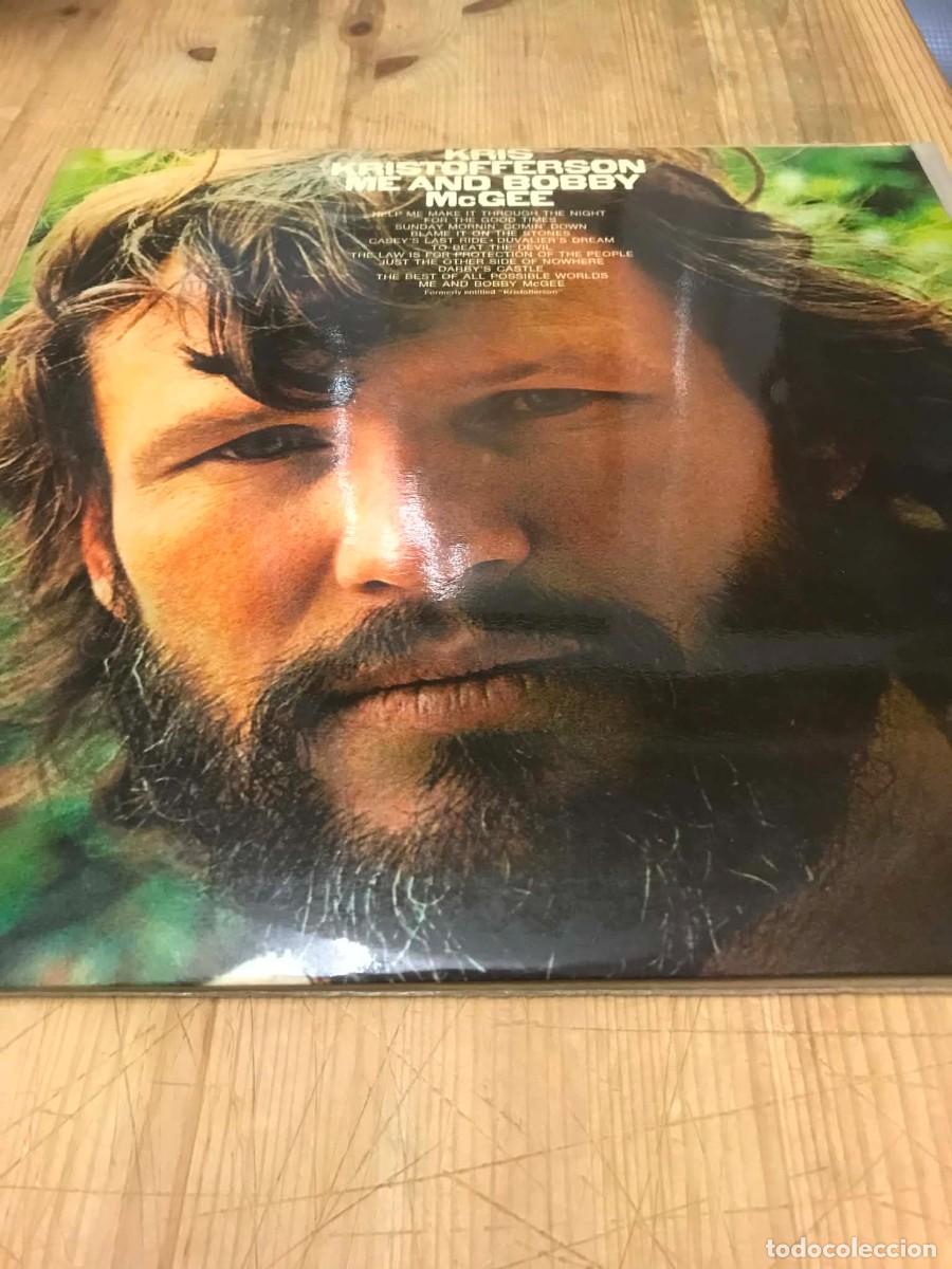 Discos de vinilo: Kris Kristofferson - Me And Bobby McGee (LP, Album, RE)