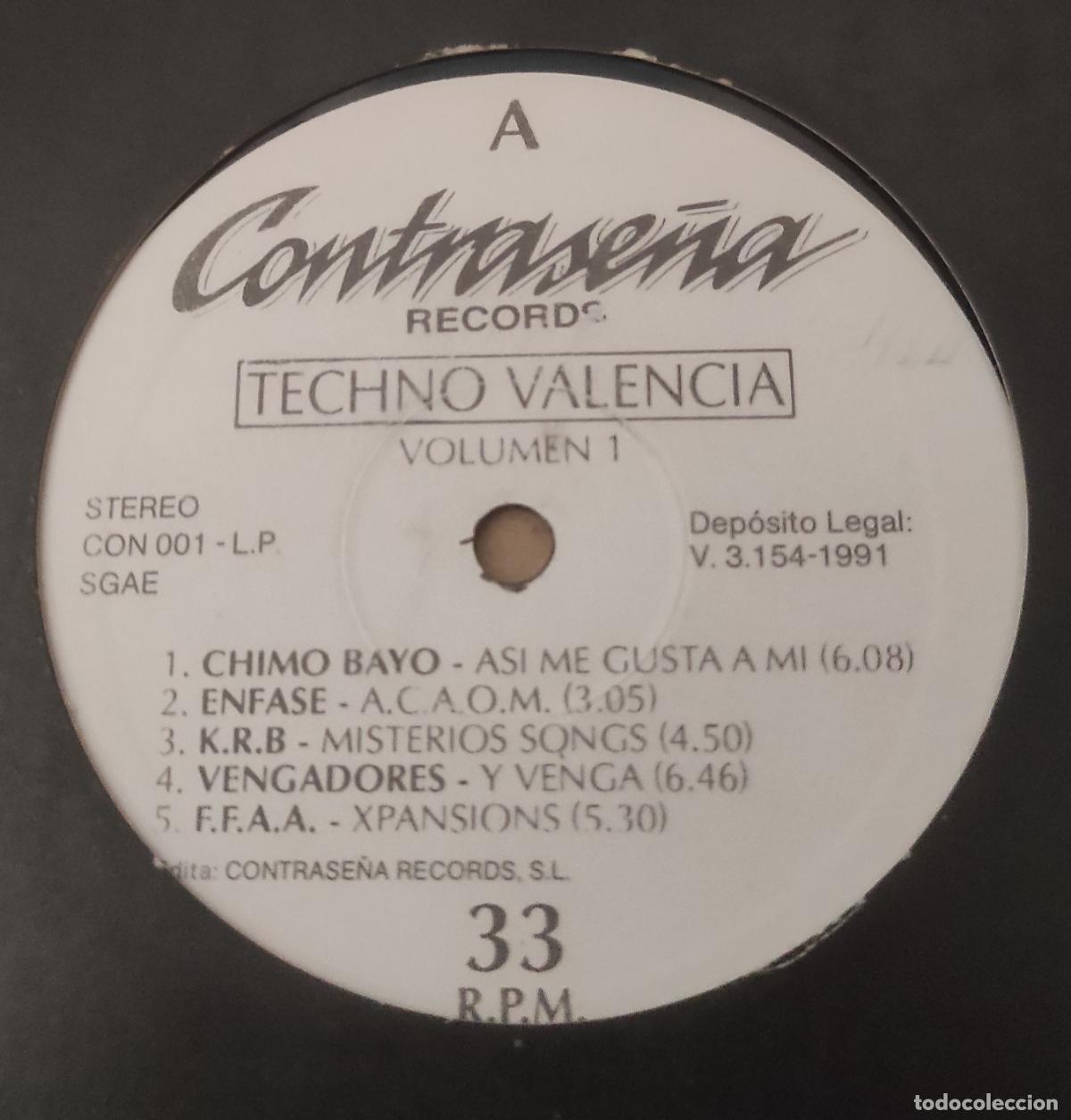 Discos de vinilo: TECHNO VALENCIA VOLUMEN 1 -SONIDO DE VALENCIA,INCLUYE CHIMO BAYO ESPIRAL K.R.B. ECT... GENERIC COVER
