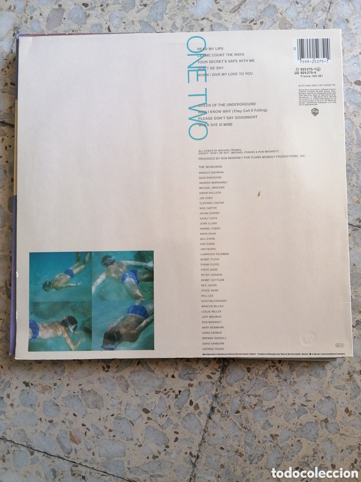 Discos de vinilo: LP MICHAEL FRANKS SKIN DIVE 1985 USA INSERT - Foto 2