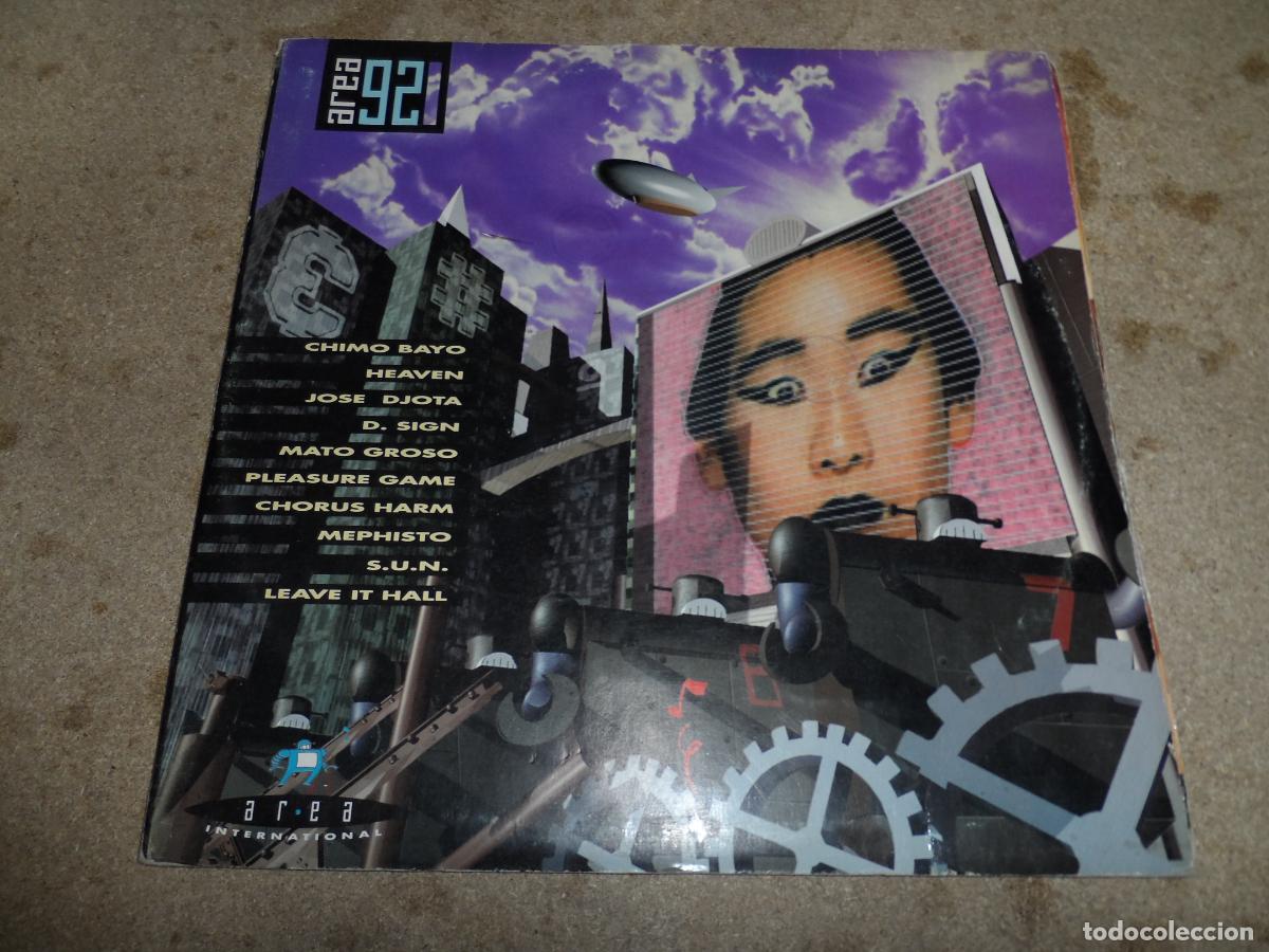 Discos de vinilo: AREA 92 - RECOPILATORIO (SPAIN 1992) (2 LPS)