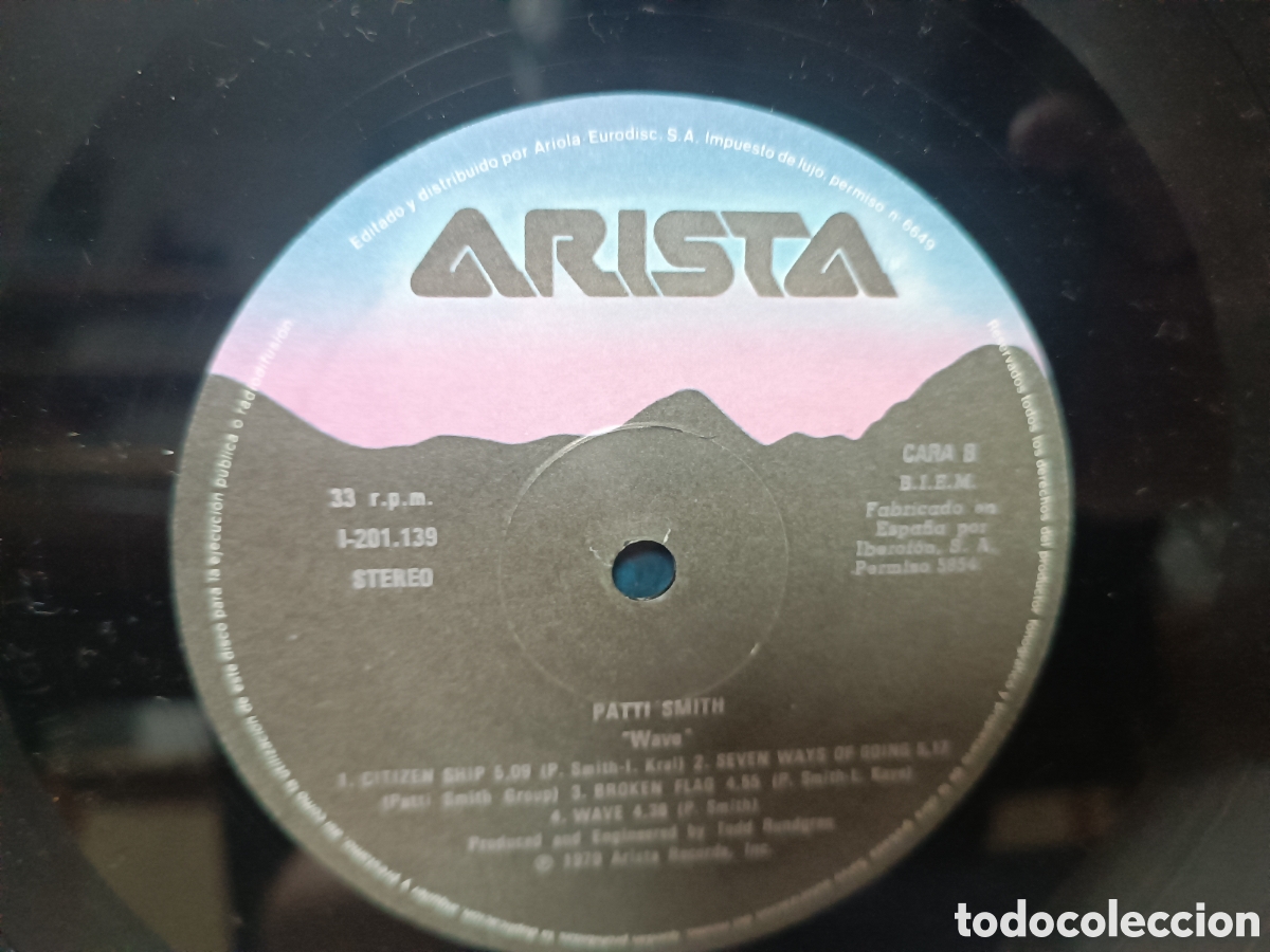 Discos de vinilo: Patti Smith Group Wave - Foto 3