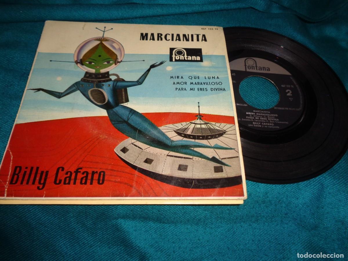 Discos de vinilo: BILLY CAFARO. MARCIANITA + 3. EP. FONTANA, 1960.(#)