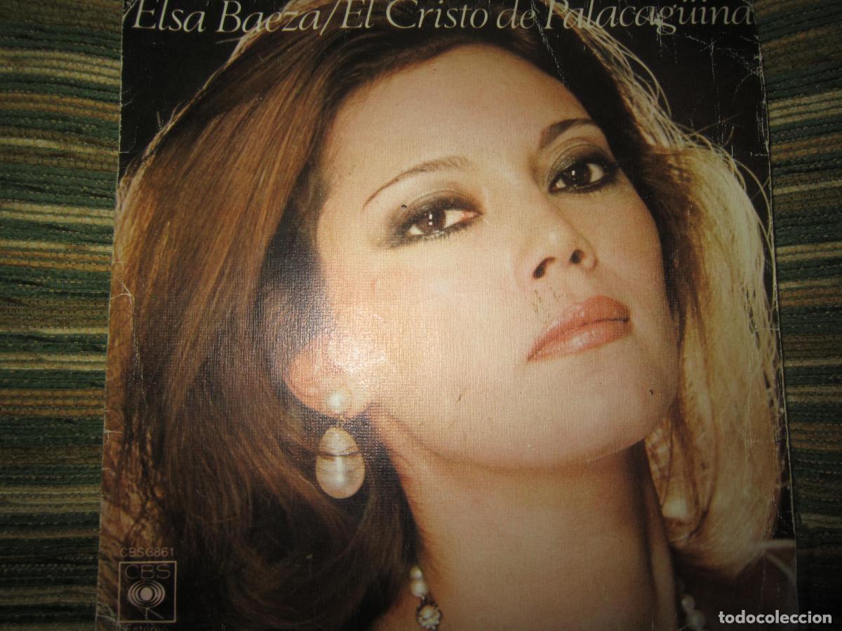 Discos de vinilo: ELSA BAEZA - EL CRISTO DE PALACAG&Uuml;INA / RIO RIO SINGLE - ORIGINAL ESPA&Ntilde;OL CBS RECORDS 1975 - ESTEREO