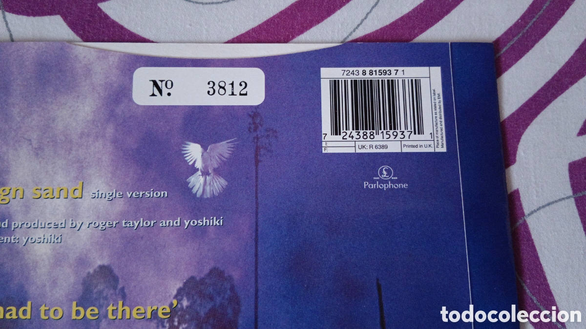 Discos de vinilo: Roger Taylor & Yoshiki &ndash; Foreign Sand 7&rdquo; NUMERADO - Foto 2