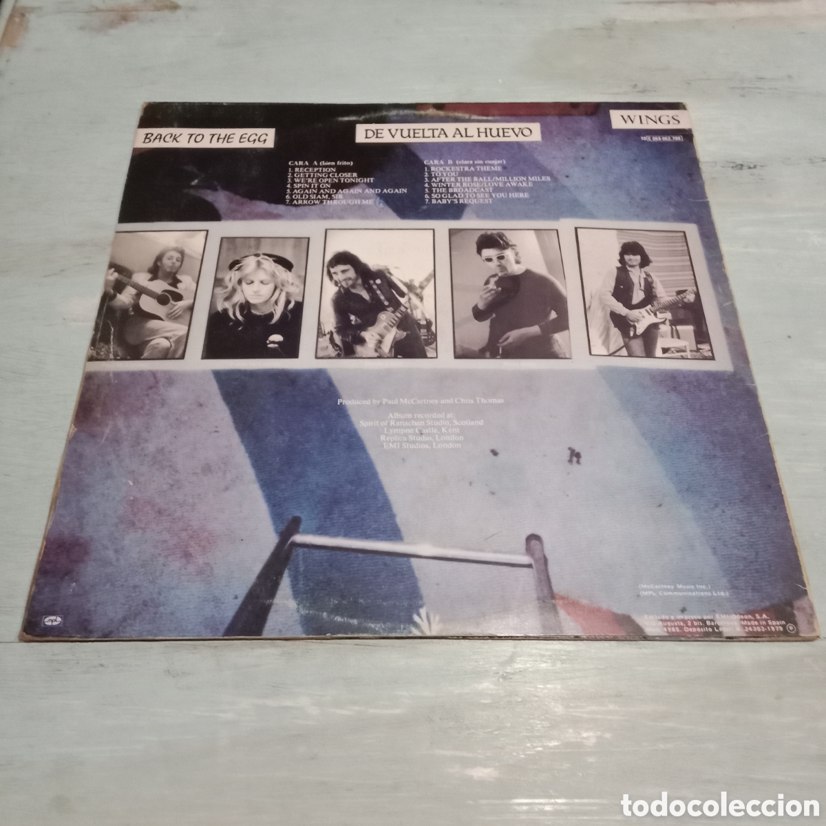 Discos de vinilo: WINGS - BACK TO THE EGG - LP - Foto 2