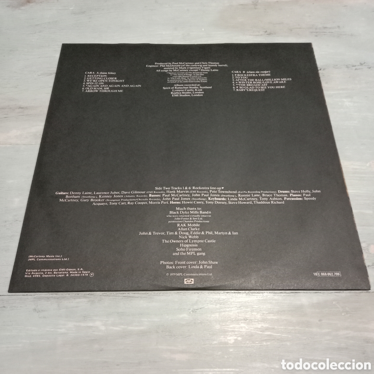 Discos de vinilo: WINGS - BACK TO THE EGG - LP - Foto 4