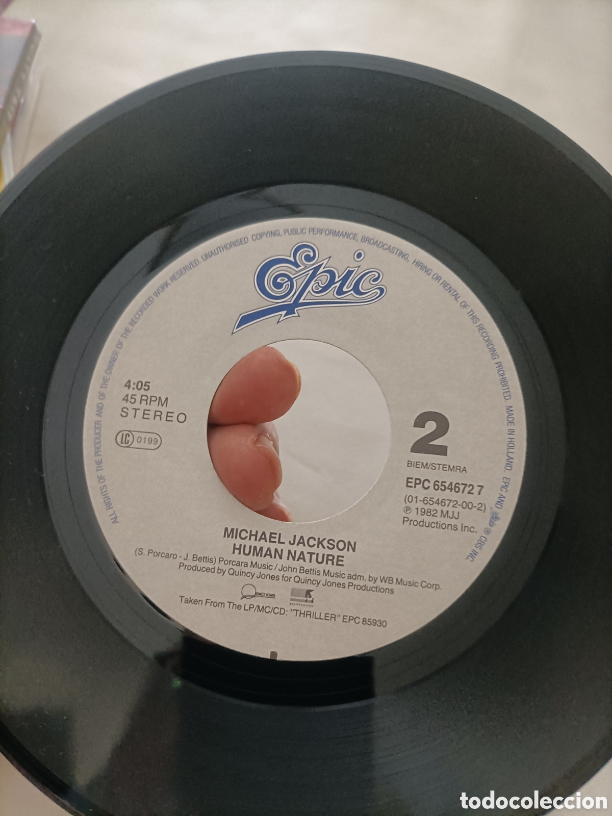 Discos de vinilo: Single 1989, Michael Jackson,Leave me Alone - Foto 11