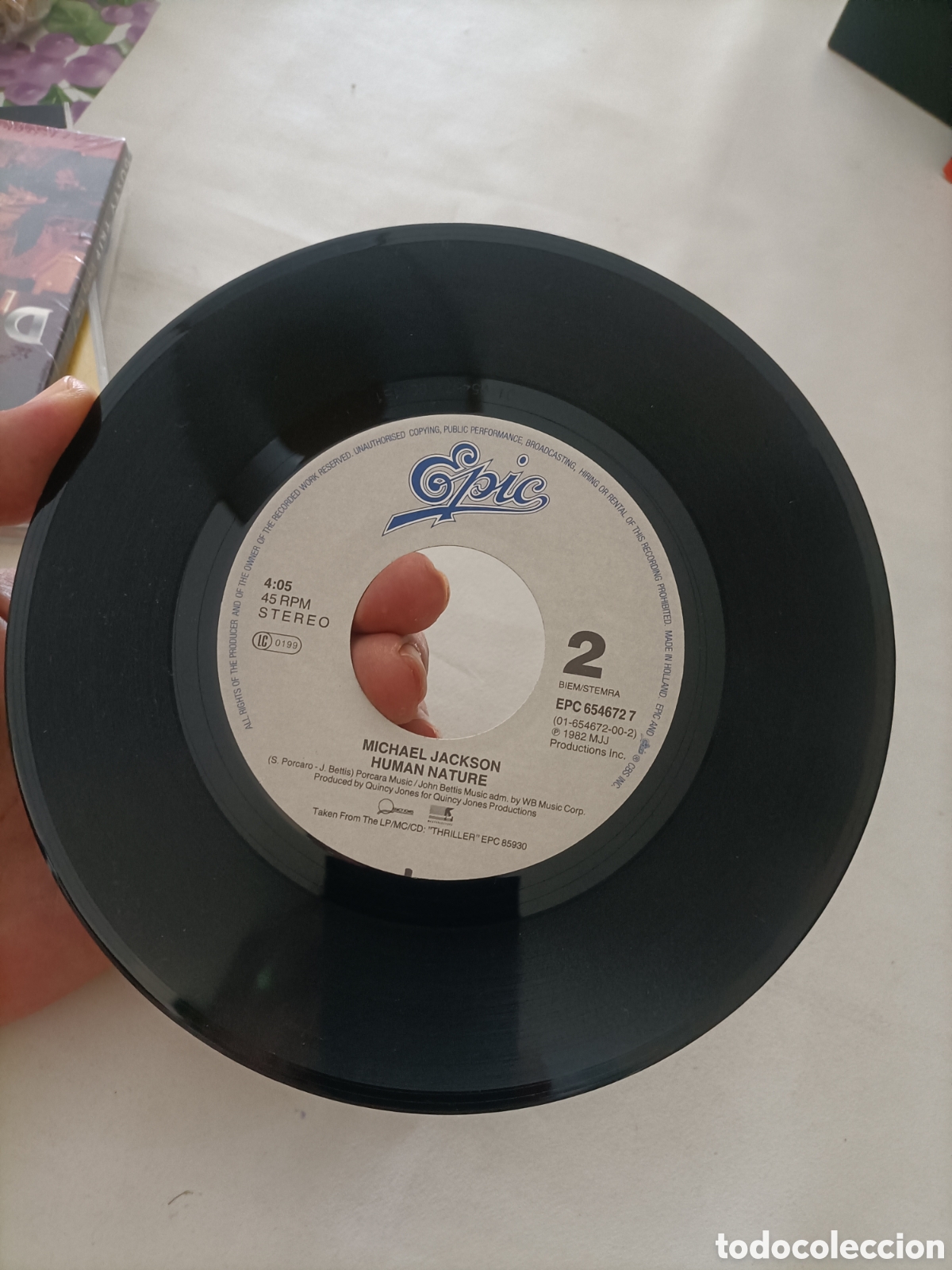 Discos de vinilo: Single 1989, Michael Jackson,Leave me Alone - Foto 12