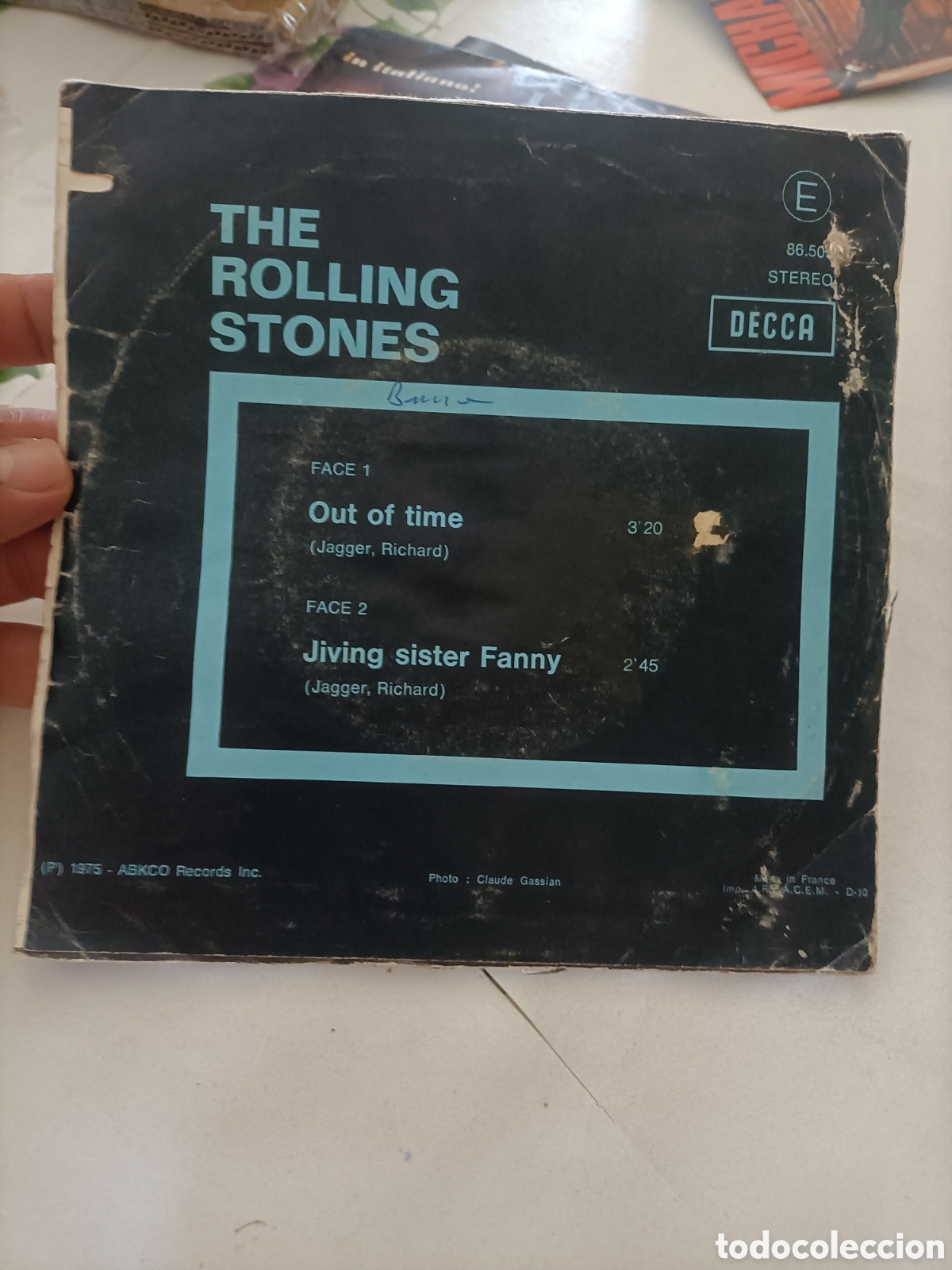 Discos de vinilo: Single 1975 Decca, The Rolling Stones - Foto 3