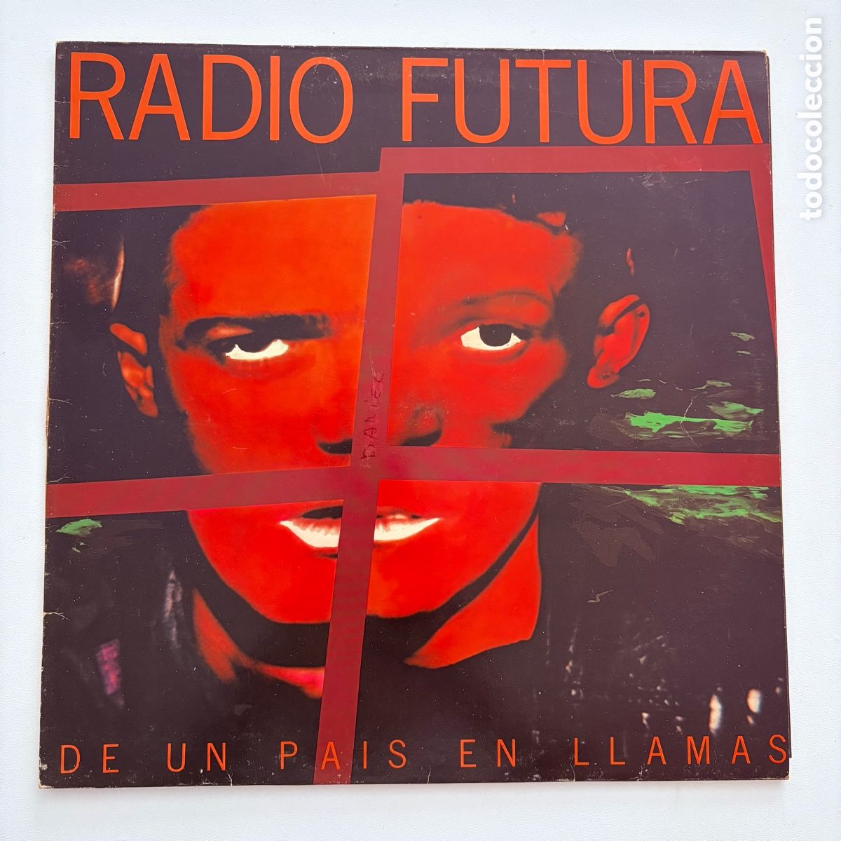 Discos de vinilo: LP Radio Futura &ndash; De Un Pa&iacute;s En Llamas DE 1985