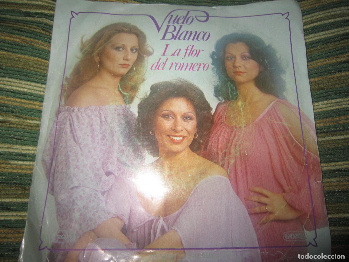 Discos de vinilo: VUELO BLANCO - LA FLOR DEL ROMERO SINGLE - ORIGINAL ESPA&Ntilde;OL - MOVIEPLAY RECORDS 1979