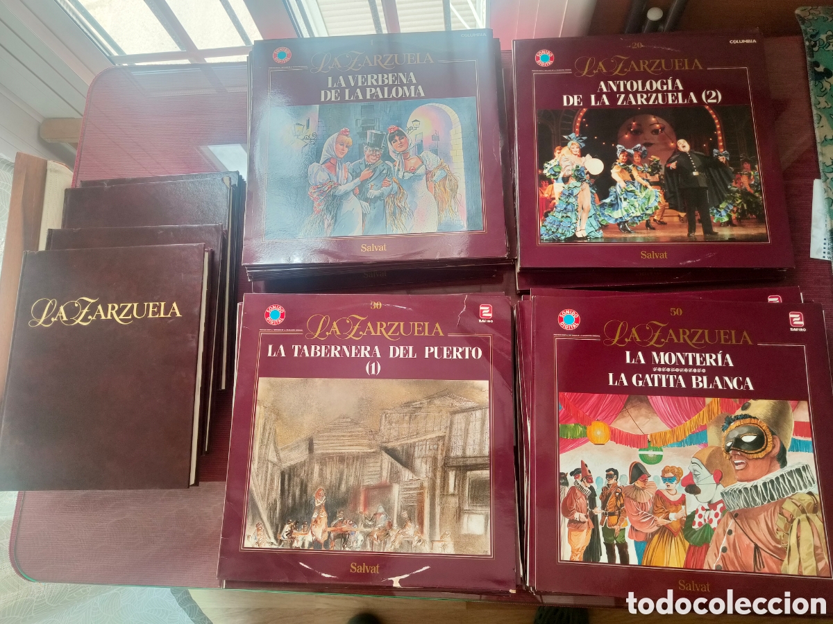 Discos de vinilo: COLECCION completa &rdquo;La Zarzuela&rdquo; de Salvat. 65 Vinilos, LP, Album y 4 Tomos de la Colecci&oacute;n
