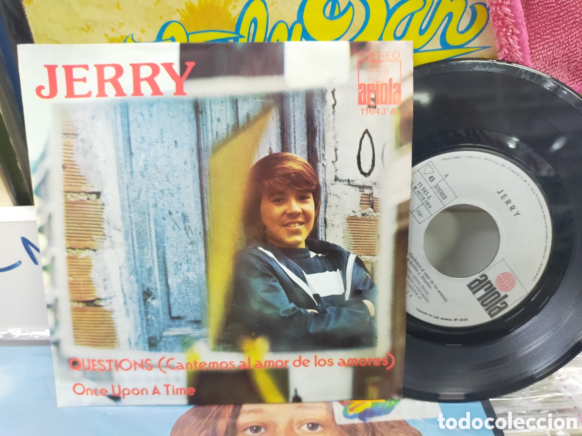 Discos de vinilo: Jerry single questions Espa&ntilde;a 1973