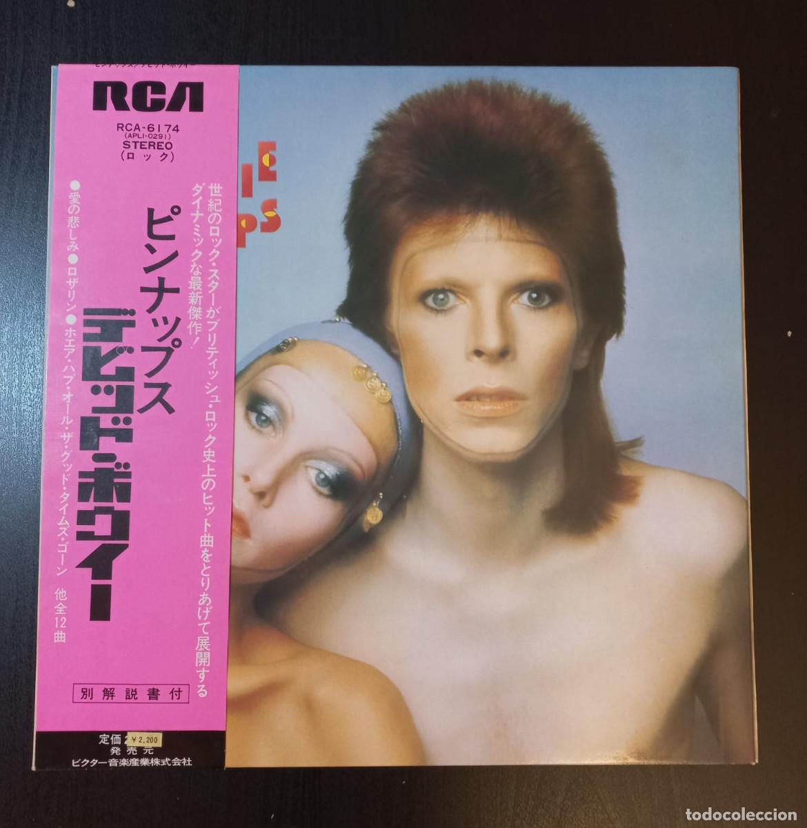 Discos de vinilo: DAVID BOWIE Pinups 1974 LP JAPAN FIRST PRESS OBI Roxy Music THE WHO The Kinks