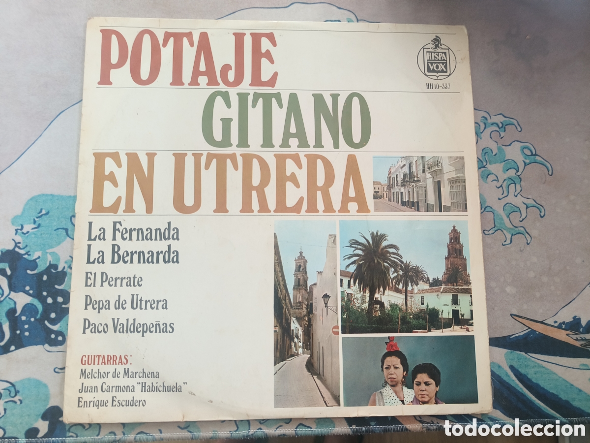 Discos de vinilo: Potaje Gitano en Utrera &ndash; LP Vinilo 33 RPM (Hispavox, 1968)