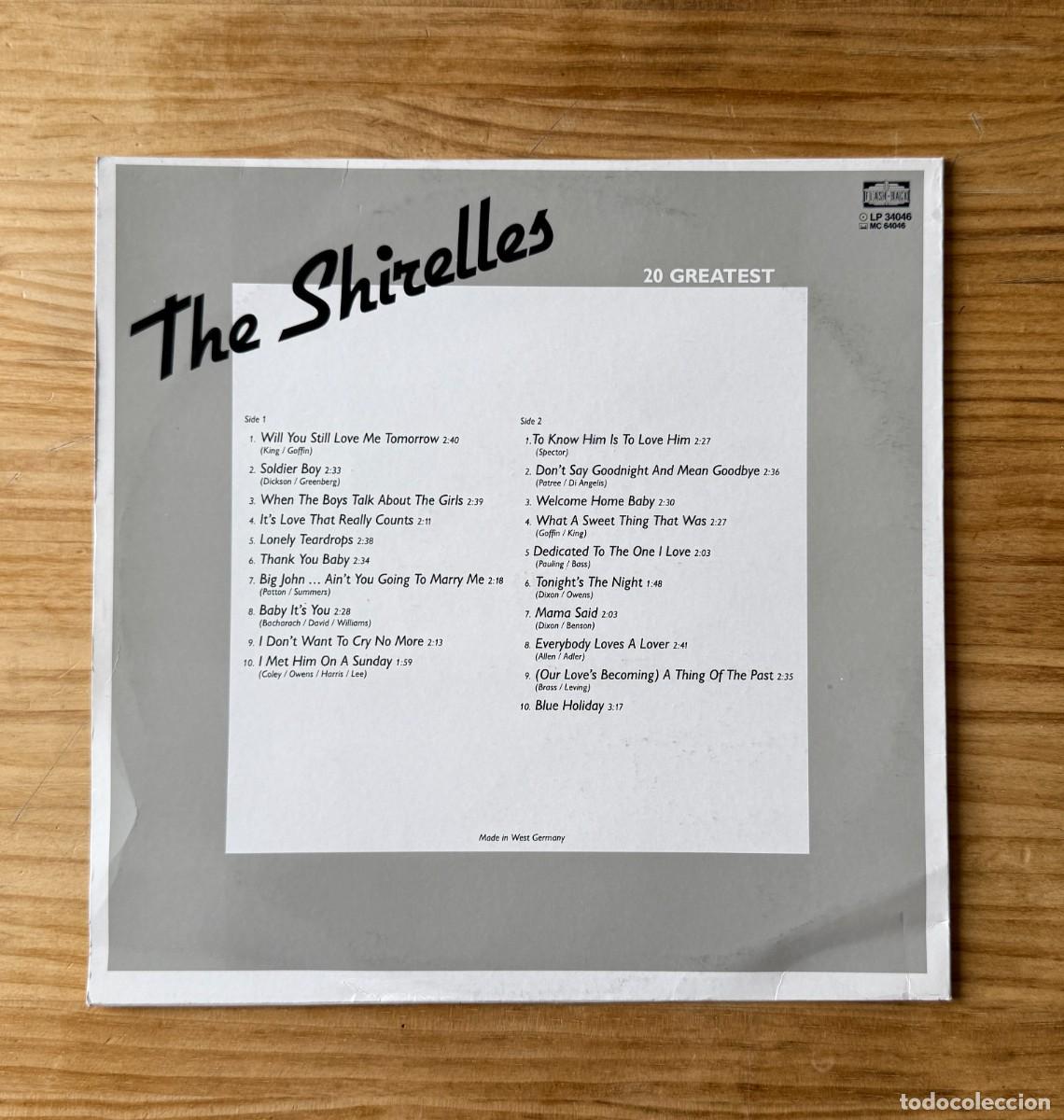 Discos de vinilo: The Shirelles &lrm;&ndash; 20 Greatest. Germany - Foto 2