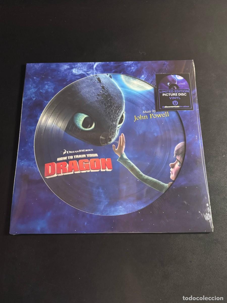 Discos de vinilo: John Powell How To Train Your Dragon Disco de vinilo picture disc banda sonora LP como entrenar a tu