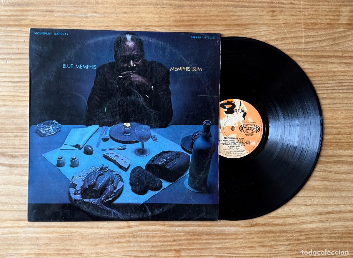 Discos de vinilo: Memphis Slim &ndash; Blue Memphis. Spain 1972
