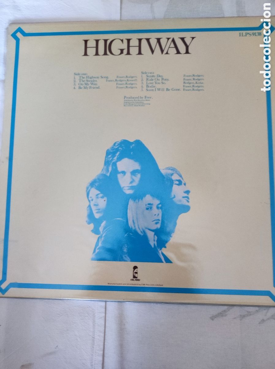 Discos de vinilo: FREE - HIGHWAY (RE-UK) - Foto 2