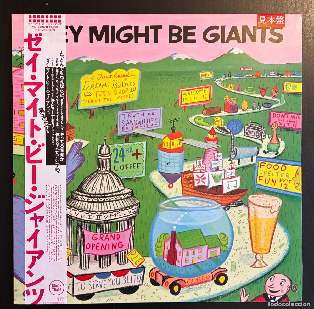 Discos de vinilo: THEY MIGHT BE GIANTS S/T 1987 LP JAPAN OBI PROMO Talking Heads THE SMITHS Rare!